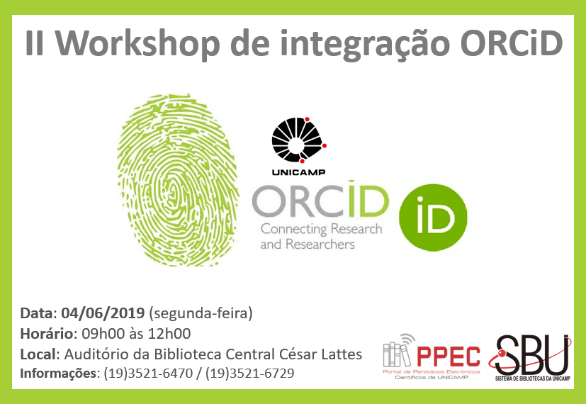 Workshop Integração ORCiD